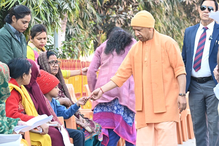 The government stands with every needy person: Yogi Adityanath